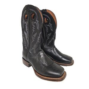 Dan Post Men's 11" Western Performance Boots Broad Square Toe Black Size 7D